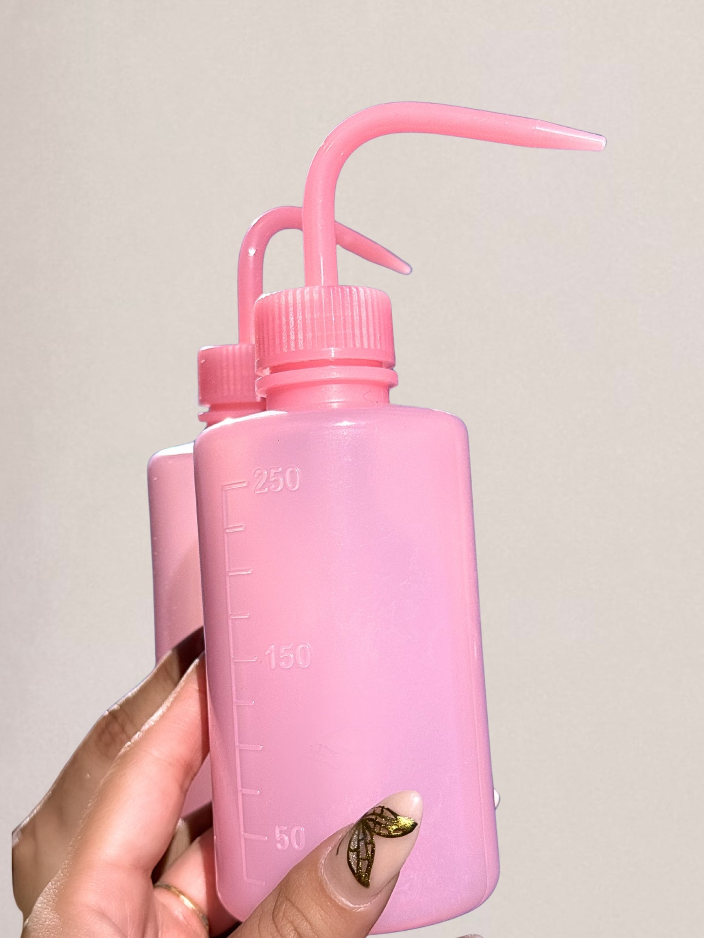 Pink Rinse Bottle