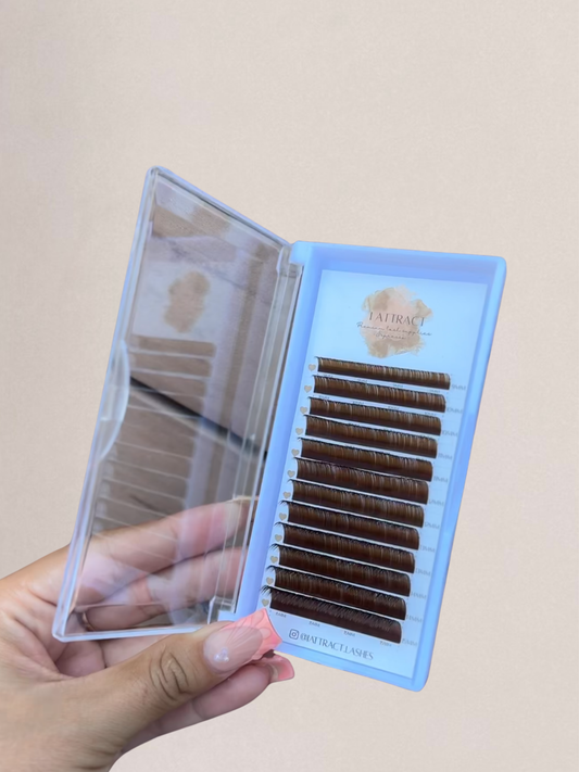 0.05 D Brown Cashmere Lashes - Mixed tray